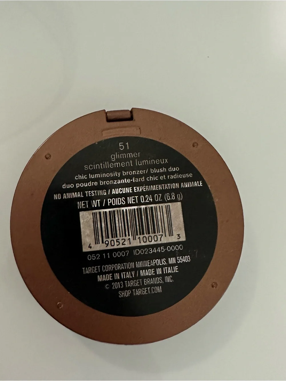 Sonia Kashuk Chic Luminosity Bronzer / Blush Duo 51 Glimmer